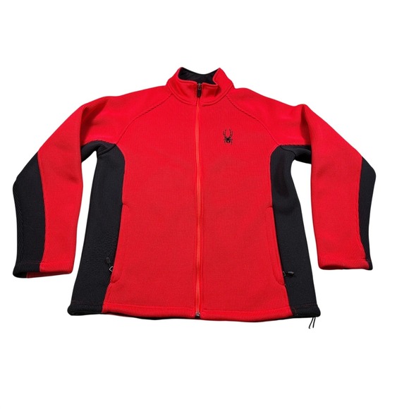 Spyder Other - Spyder Constant Full Zip Performance Jacket Red Black Size Large